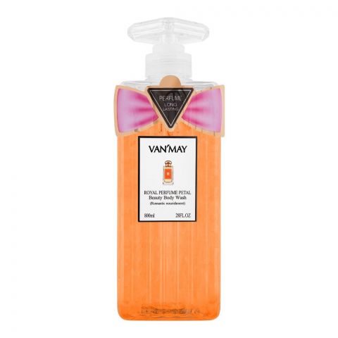 Van'May Royal Perfume Petal Romantic Nourishment Body Wash, 800ml
