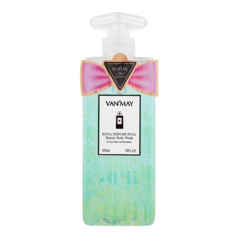 Van'May Royal Perfume Petal Clear And Comfortable Body Wash, 800ml