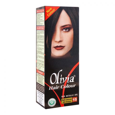 Olivia Hair Colour, 15 Light Intense Ash Brown
