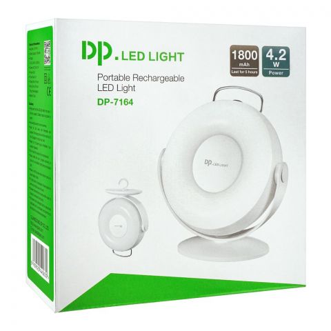 DP LED Portable Rechargeable LED Light DP-7164, 1800mAh