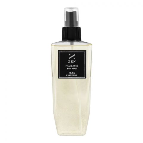 Zen Fragrance Mist For Men Musk Essential, 250ml