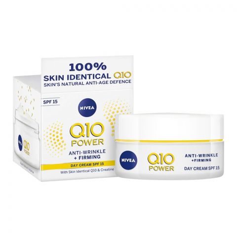 Nivea Q10 Power Anti-Wrinkle + Firming SPF 15 Day Cream, 50ml
