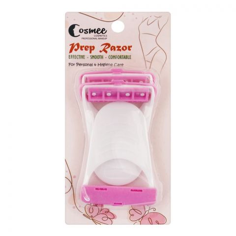 Cosmee Prep Razor, Effective-Smooth-Comfortable, For Personal + Hygiene Care