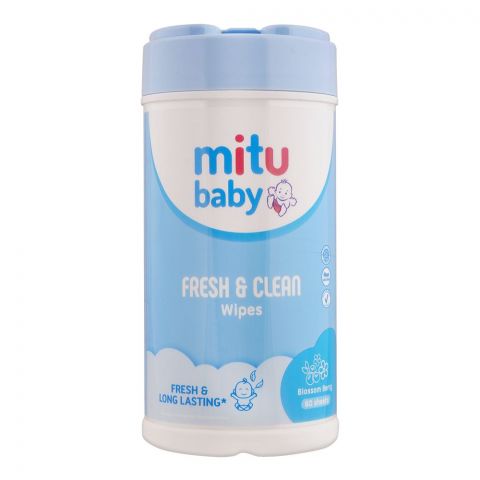 Mitu Baby Wetties Fresh Clean Antiseptic Family Wet Wipes, 90-Pack