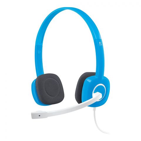 Logitech Stereo Headset, Blue, H150,981-000454