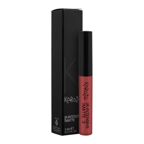 Karaja K-Intensive Matte Liquid Lipstick, No. 3