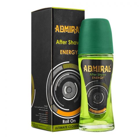 Admiral After Shave Energy Roll On, Ultimate Closeness, 50ml