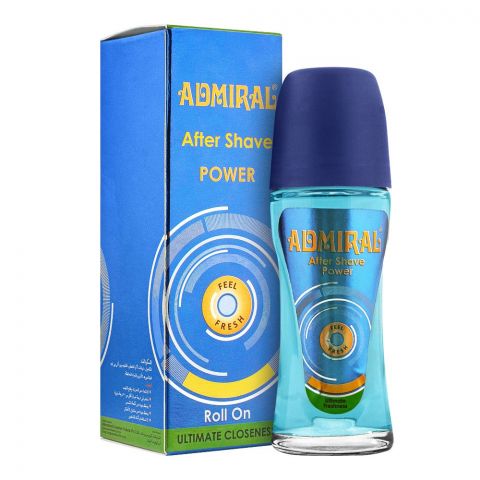 Admiral After Shave Power Roll On, Ultimate Closeness, 50ml