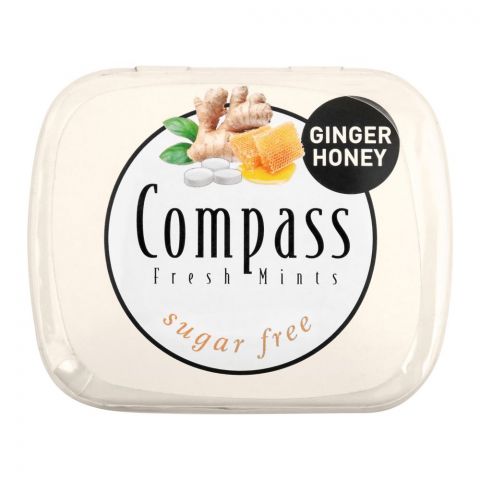 Compass Fresh Mints, Ginger Honey, Sugar-Free, 14g