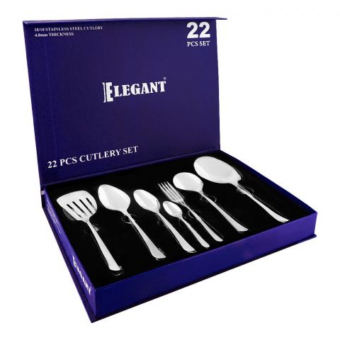Elegant WMF Cutlery Set, 22-Pack, ECS0031MT