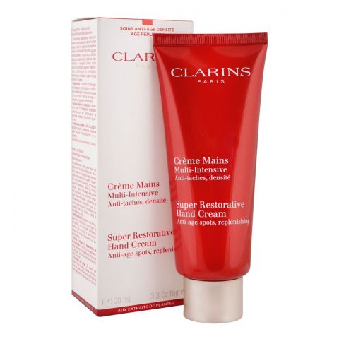 Clarins Paris Super Restorative Anti-Age Spots, Replenishing Hand Cream, 100ml