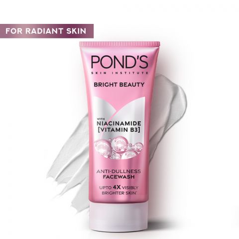 Pond's Bright Beauty Anti-Dullness Face Wash With Vitamin B3, 50g