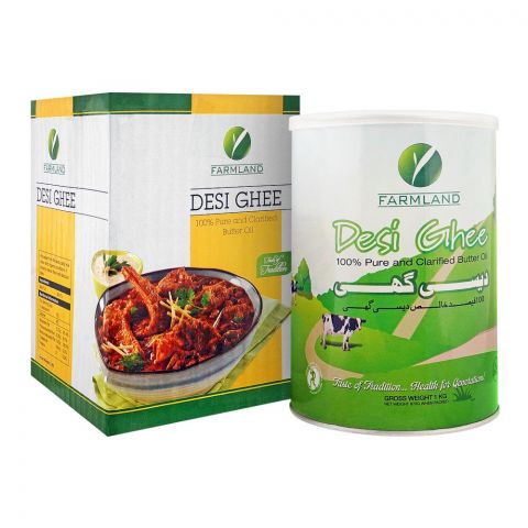 Farm Land Desi Ghee 100% Pure & Clarified Butter Oil, 1kg