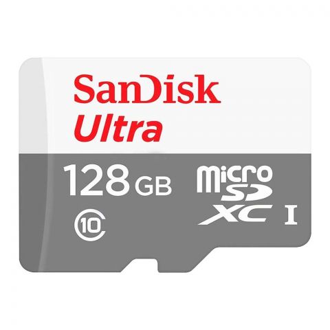 Sandisk Ultra 128GB Micro SDXC UHS-1 Card, Speed Up to 100 MB/s
