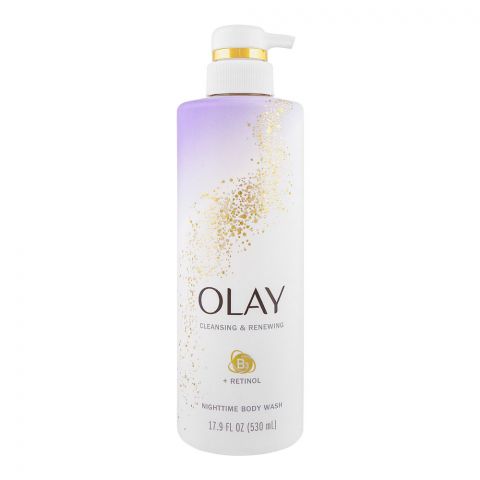 Olay Cleansing & Renewing B3+ Retinol Night Time Body Wash, 530ml