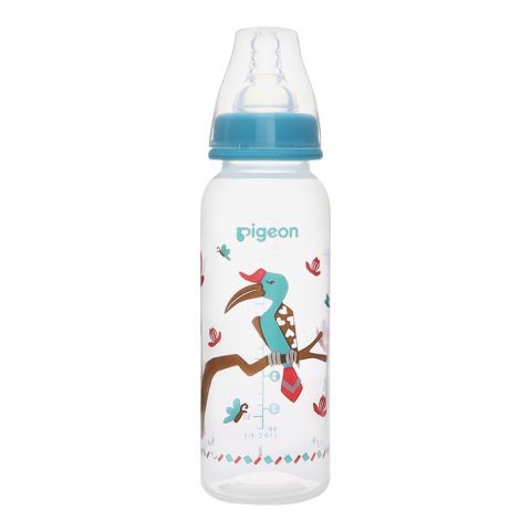 Pigeon Flexible SN Soft & Elastic PP Feeding Bottle, Hornbill, 240ml, A79407