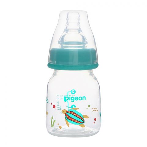 Pigeon Flexible SN Soft & Elastic PP Feeding Bottle, Turtle, 50ml, A79395