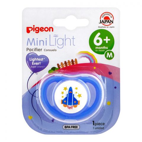Pigeon Mini Light M Boy 6m+Pacifer Rocket, N78238