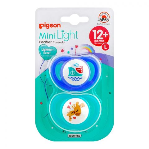 Pigeon Mini Light L Boy 12m+Pacifer 2-Pack, N78246