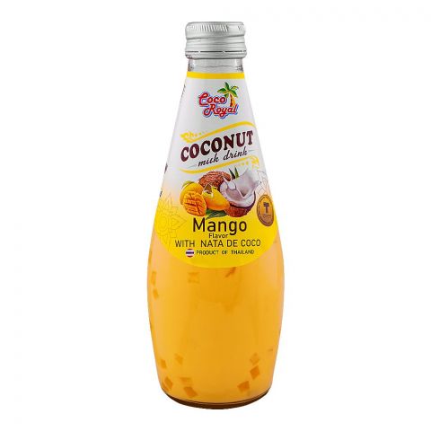 Coco Royal Coconut Milk Drink, Mango Flavor, 290ml
