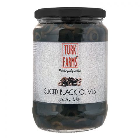 Turk Farms Sliced Black Olives, 670g
