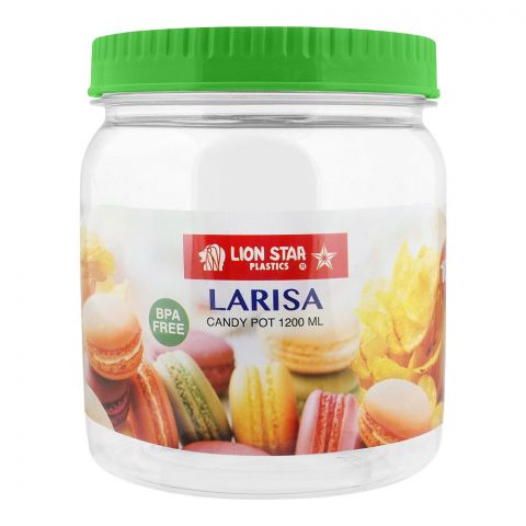 Lion Star Larisa Candy Pot, 1200ml, Green, PP-66