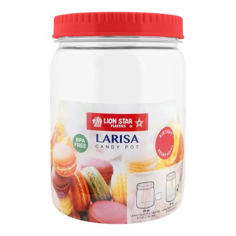 Lion Star Larisa Candy Pot 1500ml, Red PP-68