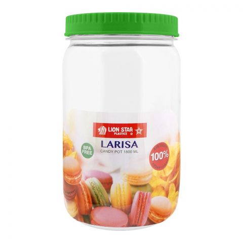 Lion Star Larisa Candy Pot 1800ml, Green PP-69