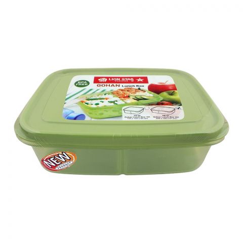 Lion Star Gohan Lunch Box, 201, Green, SB-67