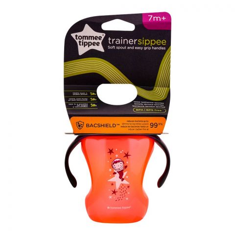 Tommee Tippee Trainer Sippee Cup, 7m+, 8oz, Orange, 549208