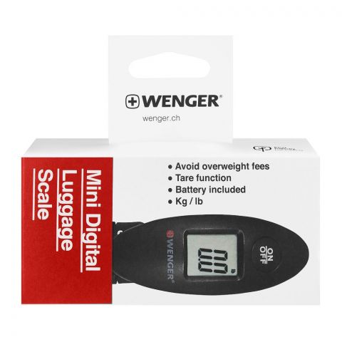 Wenger Mini Digital Luggage Scale Black, 611883