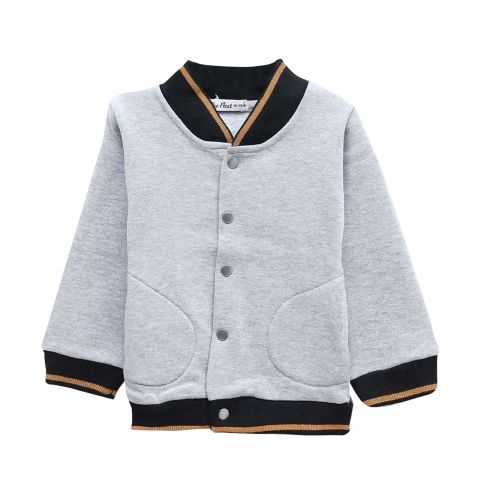 The Nest OFF To The Moon Bedd ford Jacket, Grey Marl