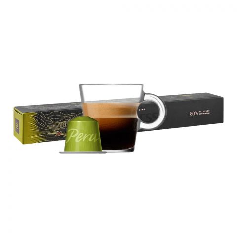 Nespresso Coffee Pods, Master Origins Peru Organic 58g, 10-Pack
