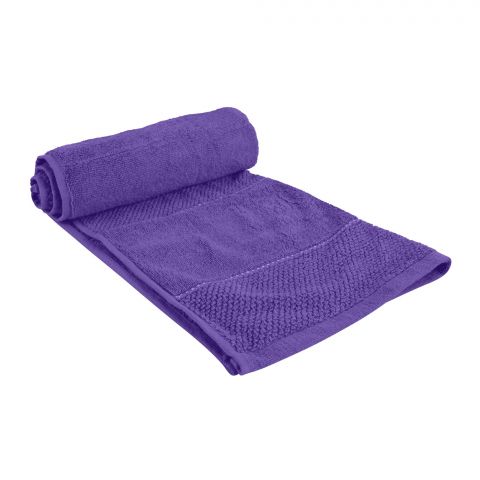 Indus Towel 100% Cotton Ring Hand Towel, 50x90, Purple