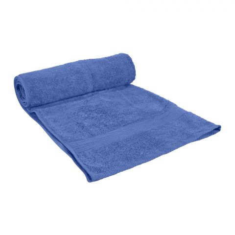 Indus Towel 100% Cotton Ring Bath Towel, 70x140, Blue