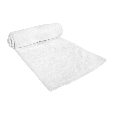 Indus Towel 100% Cotton Ring Bath Towel, 70x140, White