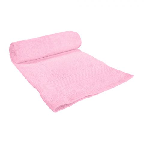 Indus Towel 100% Cotton Ring Bath Towel, 70x140, Pink