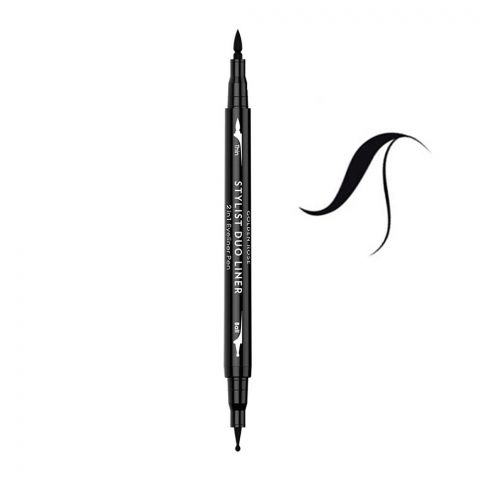 Golden Rose Stylist Duo Liner, 2-In-1 Eyeliner Pen