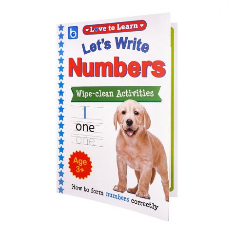 Let-Pack Write Numbers Wipe-Clean Activities, Book