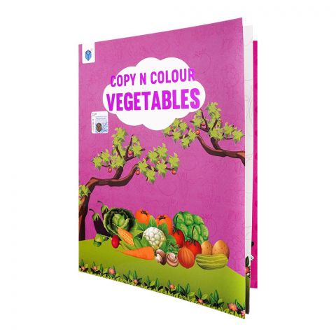 Copy N Colour Vegetables, Book