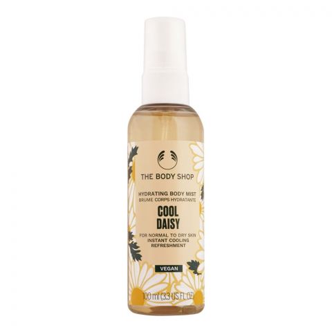 The Body Shop Cool Daisy Hydrating Body Mist, For Normal To Dry Skin, 100ml