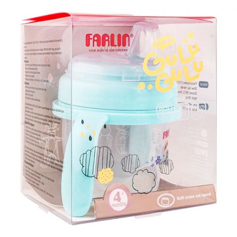 Farlin J'Aime Gulu Gulu Soft Cross Cut Spout Learner Cup, 4 Months+, 120ml, AET-010-B