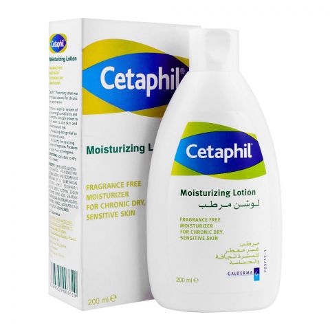 Cetaphil Fragrance-Free Moisturizing Lotion, 200ml