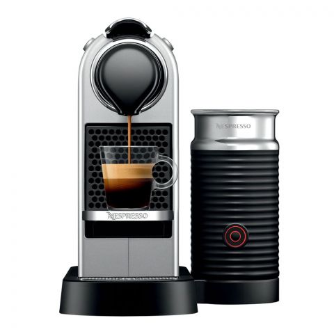 Nespresso CitiZ&Milk Coffee Machine, Chrome, (2069T10803) EN124.S