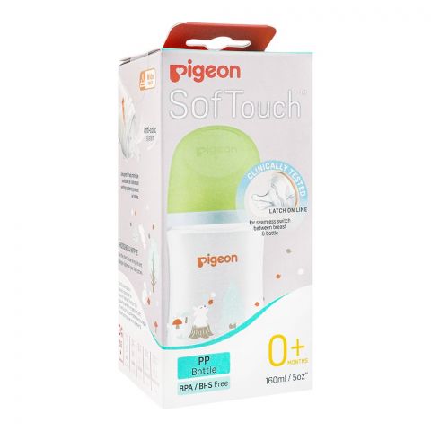 Pigeon Soft Touch Anti-Colic Wide Neck PP Bottle, 160ml, A-79458