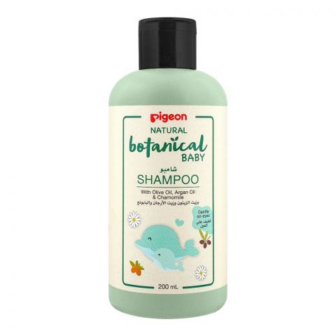 Pigeon Natural Botanical Olive Oil, Argan Oil & Camomile Baby Shampoo, 200ml