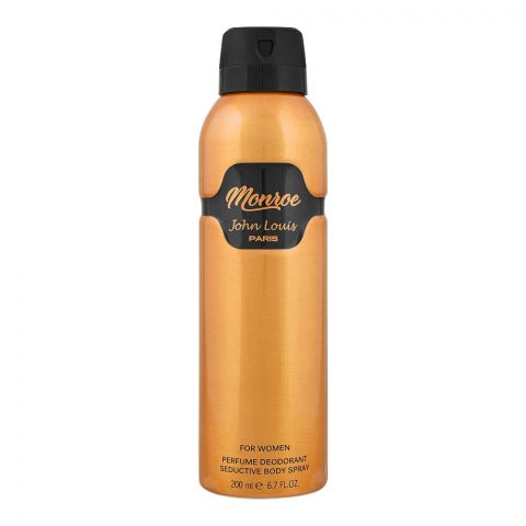 John Louis Monroe Perfumed Deodorant Body Spray, For Women, 200ml