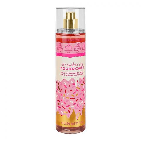 Bath & Body Works Strawberry Pound Cake Fine Fragrance Mist, 236ml