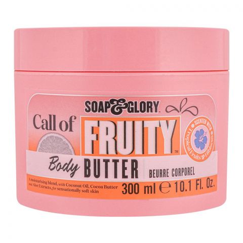 Soap & Glory Call Of Fruity Body Butter, For Sensationally Soft Skin, 300ml