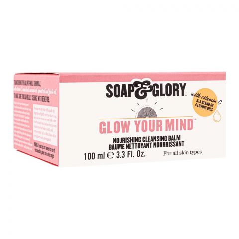 Soap & Glory Glow Your Mind Nourishing Cleansing Balm, For All Skin Types, 100ml